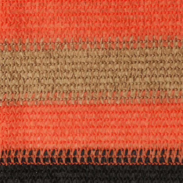 vidaXL Toldo para balc&oacute;n HDPE multicolor 90x500 cm