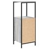 vidaXL Mueble de baño con estantes gris Sonoma 36x35x95 cm