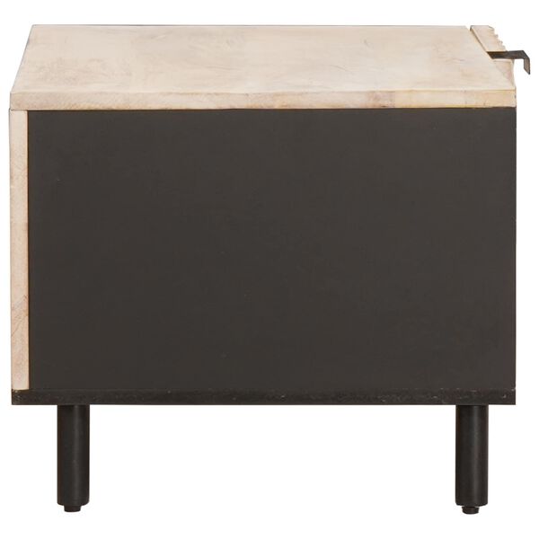 vidaXL Mesa de Caf&eacute; 80 x 50 x 40 cm Madera de mango maciza