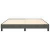 vidaXL Estructura de cama con somier terciopelo gris oscuro 160x200cm