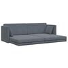 vidaXL Sofá-cama de piso Gris oscuro 213 x 70 x 77 cm Terciopelo