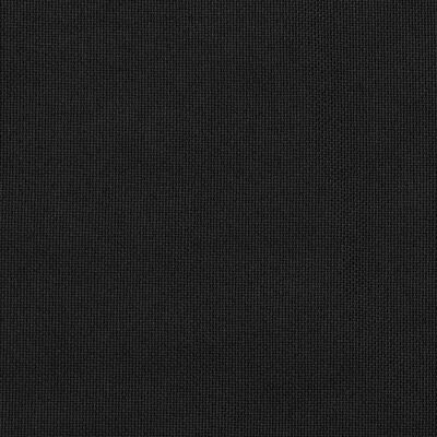 vidaXL Cortinas opacas con ojales look de lino 2 pzas negro 140x175 cm