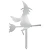 vidaXL Estaca de Jard&iacute;n 36 x 24 cm Acero Galvanizado Plateado