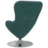 vidaXL Sill&oacute;n huevo Verde oscuro Terciopelo