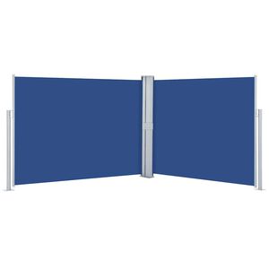 vidaXL Toldo lateral retr&aacute;ctil azul 140x1000 cm