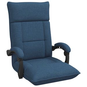 vidaXL Sill&oacute;n ajustable Azul Tela