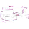 vidaXL Sof&aacute;s centrales de palets jard&iacute;n y cojines 2 uds madera acacia