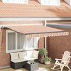vidaXL Toldo Retr&aacute;ctil Multicolor 300 x 250 cm Tela y Aluminio