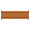 vidaXL Toldo Vela de Sombra Naranja y Marr&oacute;n 6 x 2 m