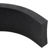 vidaXL Borde de goma para quitanieves negro 180x8x2 cm