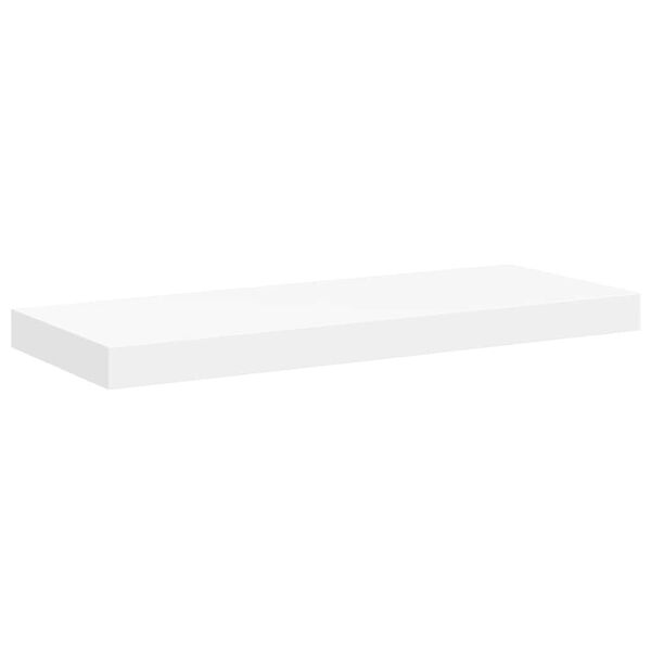 vidaXL Estante flotante de pared MDF blanco 60x23,5x3,8 cm