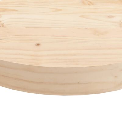 VidaXL Tablero de mesa redondo de pino natural 25 mm 90 cm