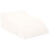 vidaXL Almohada para Piernas 68 x 41 x 24 cm Espuma PU Blanco