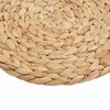 vidaXL Manteles trenzados redondos 10 pcs Natural &Oslash; 30 cm