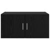 vidaXL Mueble de pared Roble negro 80 x 42.5 x 40 cm