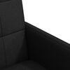 vidaXL Sillas de Comedor con Ruedas 2 pcs Negro 58 x 65 x 94 cm tela