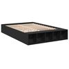 vidaXL Estructura de cama madera de ingeniería negra 120x190 cm