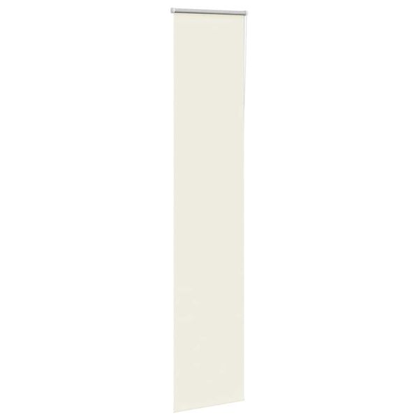 vidaXL Estor Enrollable Opaco Blanco Roto 50x230cm Tela Ancho 45,7cm