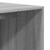 vidaXL Armario de madera de ingenier&iacute;a gris Sonoma 80x50x200 cm