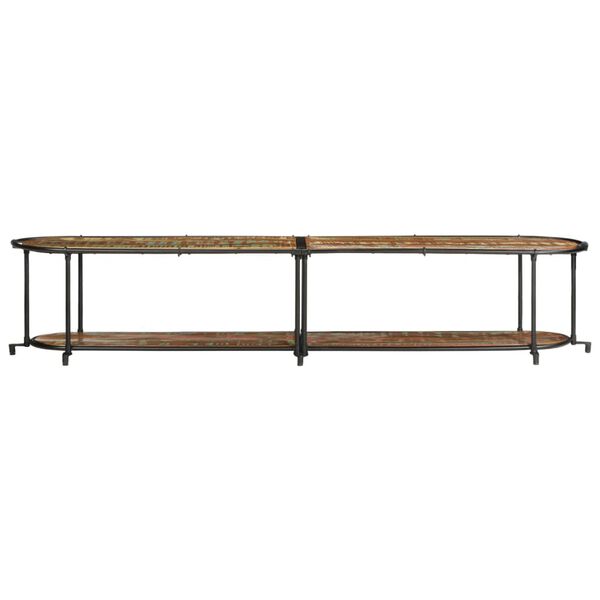 vidaXL Mueble de TV madera maciza reciclada 200x42x40 cm