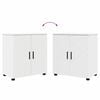 vidaXL Juego de muebles de ba&ntilde;o 3 pcs Madera contrachapada & Metal
