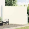 vidaXL Toldo lateral retr&aacute;ctil para patio crema 220x500 cm