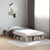 vidaXL Estructura de cama madera de ingenier&iacute;a gris Sonoma 90x200 cm