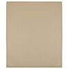 vidaXL S&aacute;banas bajeras jersey 2 uds algod&oacute;n gris taupe 180x200 cm