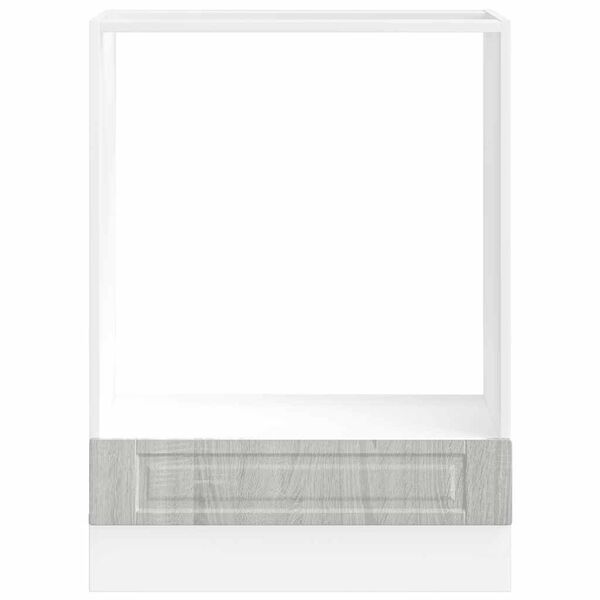 vidaXL Mueble de horno&nbsp;Porto gris sonoma madera reconstituida