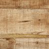 vidaXL Mesa de centro de madera maciza de mango rugosa 55x55x45 cm