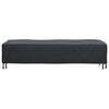 vidaXL Funda para Loungers Liso Negro 74 x 210 x 40 cm tela