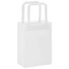 vidaXL Bolsas de papel con asas 250 uds blanca 15x8x21 cm