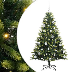vidaXL &Aacute;rbol de Navidad Artificial Articulado 150 LEDs Verde 150 cm