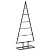 vidaXL &Aacute;rbol de Navidad de metal KUOPIO 90 cm Metal Negro