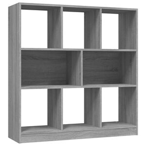 vidaXL Estanter&iacute;a madera contrachapada gris Sonoma 97,5x29,5x100 cm