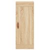 vidaXL Aparador de madera contrachapada roble Sonoma 34,5x34x180 cm