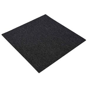 vidaXL Azulejo de alfombra Gris oscuro 50 x 50 cm 20 uds. PP y Bet&uacute;n