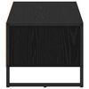 vidaXL Gabinete de TV Roble Negro 100 x 36.5 x 30.5 cm