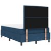 vidaXL Cama tipo Box Spring con colch&oacute;n Azul 120 x 190 cm tela