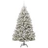 vidaXL &Aacute;rbol de Navidad artificial Verde y 210 cm PVC y Metal
