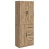 vidaXL Juego de armarios 2 uds. Roble artisan Madera de ingenier&iacute;a