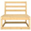 vidaXL Juego de muebles de jard&iacute;n 10 piezas madera maciza de pino