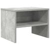 vidaXL Mesita de noche madera contrachapada gris hormig&oacute;n 40x30x30 cm