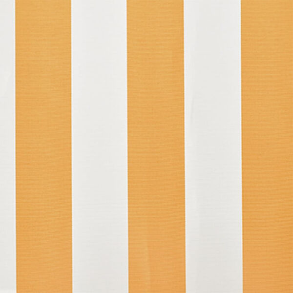 vidaXL Toldo de lona amarillo y blanco 6x3 m (sin estructura)