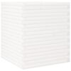 vidaXL Jardinera madera maciza de pino blanco 60x60x68,5 cm