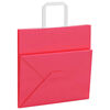 vidaXL Bolsas de papel con asas 50 uds rosa 26x17x25 cm