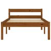 vidaXL Estructura cama sin colch&oacute;n madera pino marr&oacute;n miel 90x200 cm