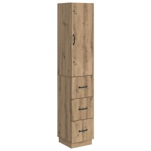vidaXL Juego de armarios 2 uds. 33 x 34,5 x 87 cm Madera de ingenier&iacute;a