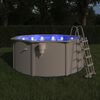 vidaXL Lámpara LED sumergible flotante piscina con mando multicolor