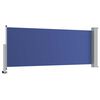 vidaXL Toldo lateral retr&aacute;ctil de jard&iacute;n azul 100x300 cm